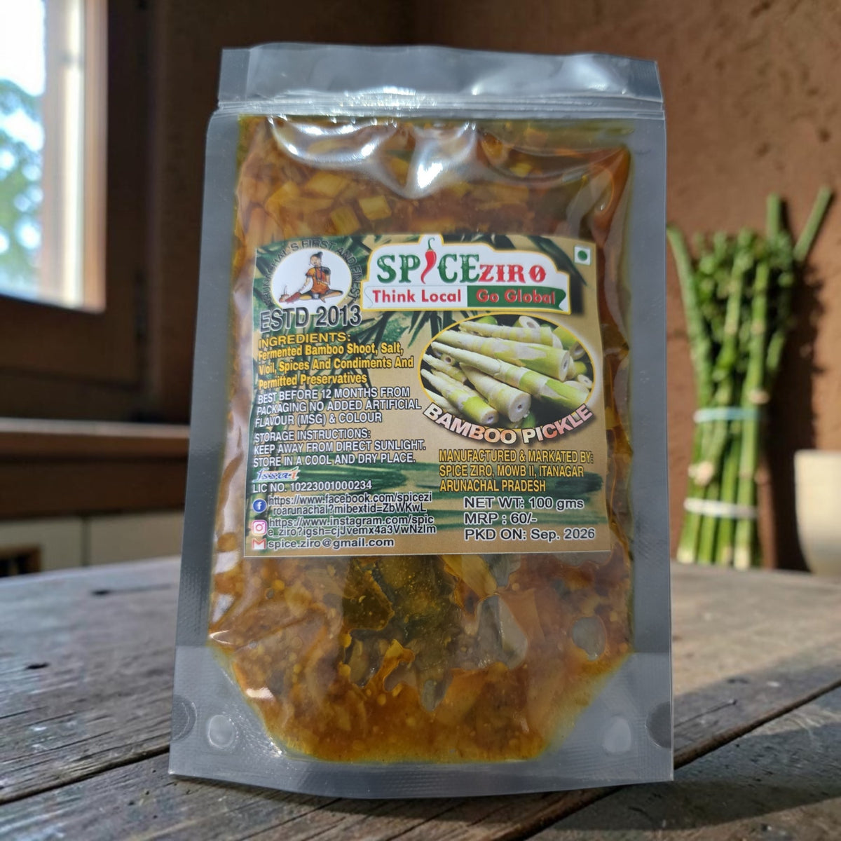 Bamboo-Shoot Pickle (Standy Pouch)